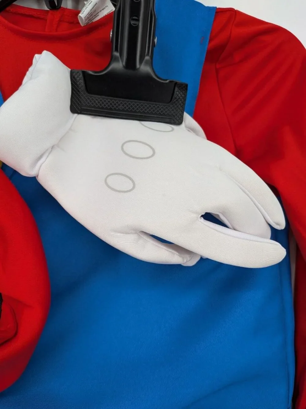Nintendo Super Mario Kids Costume Jumpsuit Hat Glover Foot Cover Disguise Small
